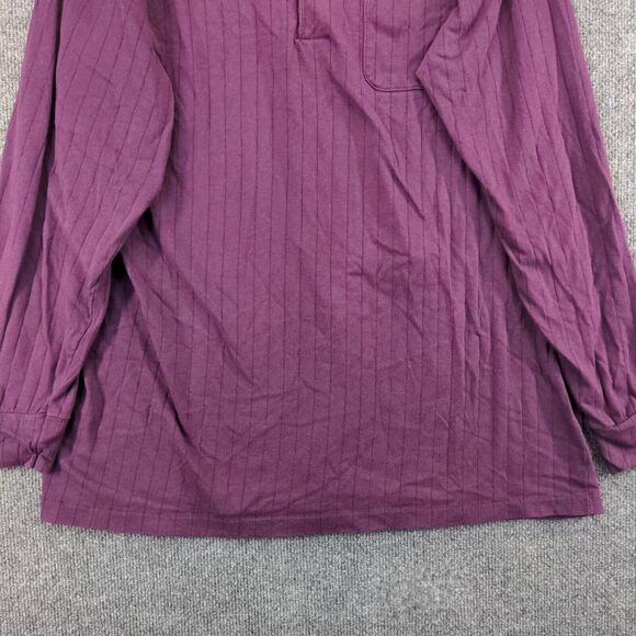 Vintage Blair Menswear Dress Shirt Mens Size 2XL Purple Striped Made in USA - Picture 8 of 13
